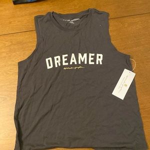 Women’s spiritual, gangster, charcoal, gray tank top